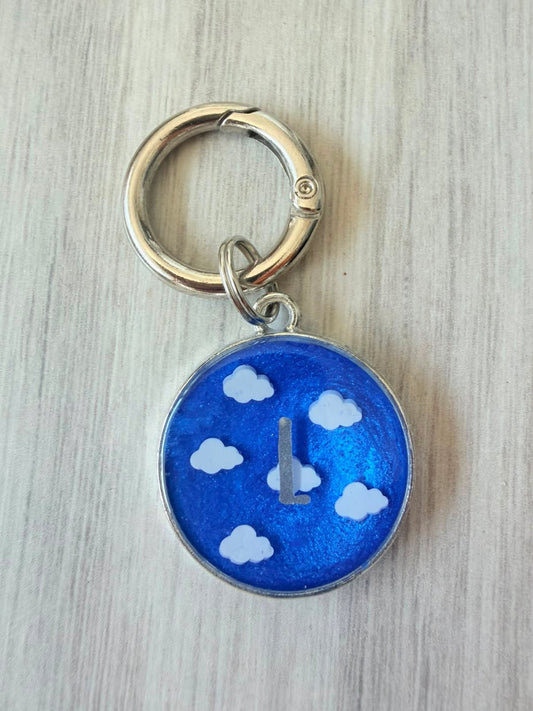 Loki’s Little Clouds Resin ID Tag