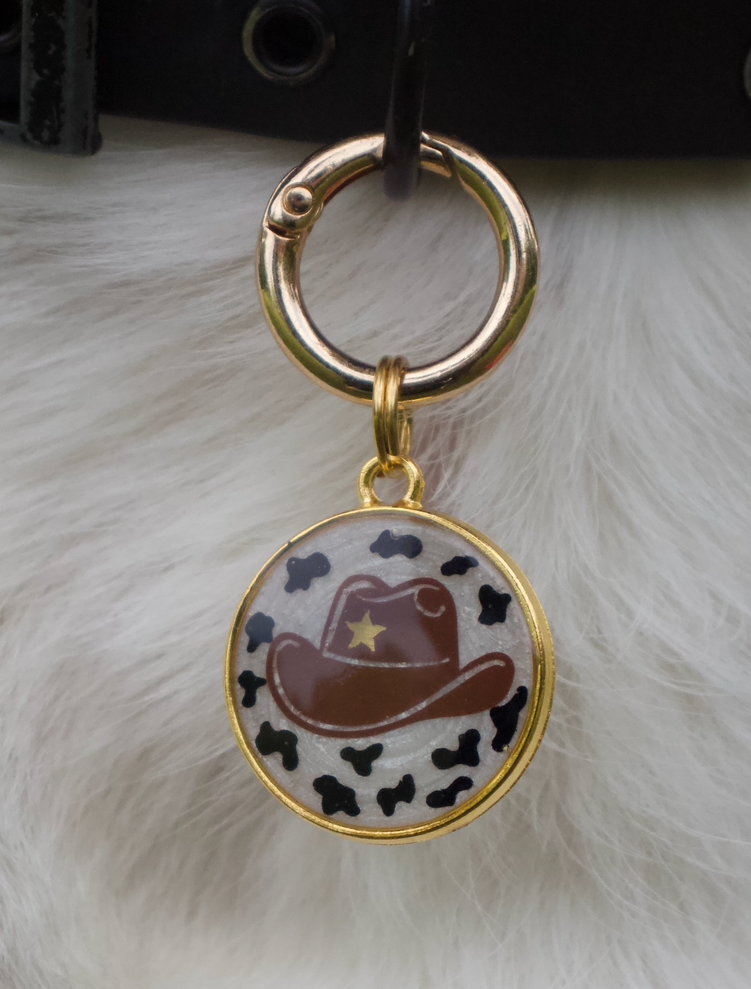 Howdy Partner! Resin ID Tag