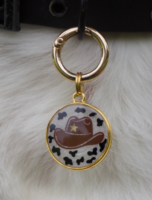 Howdy Partner! Resin ID Tag